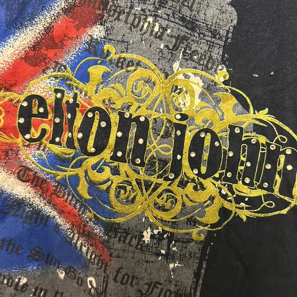 Vintage Y2K Elton John baby tee - Picture 2 of 4